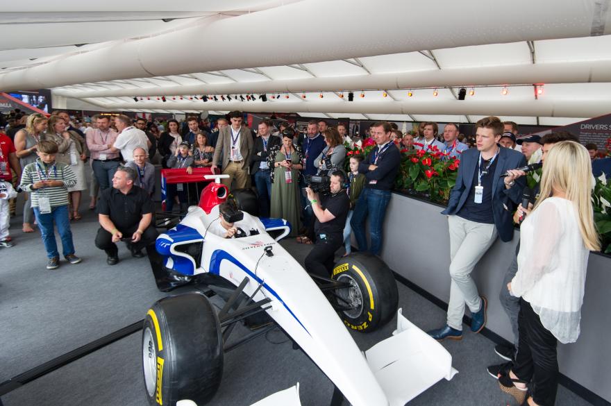 Silverstone Six, views from the VIP Grandstand